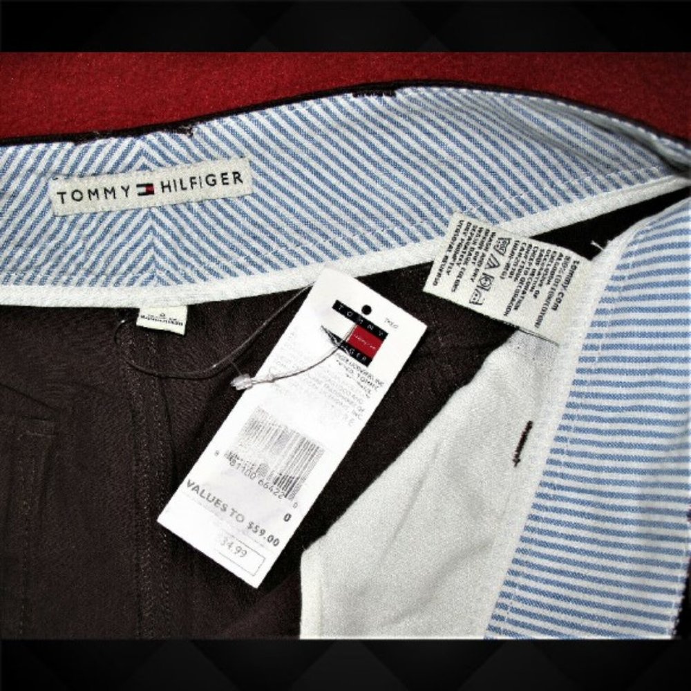 Tommy Hilfiger Women's Brown Bermuda Walk Shorts Hollywood (Size: 0) New! - Picture 3 of 9